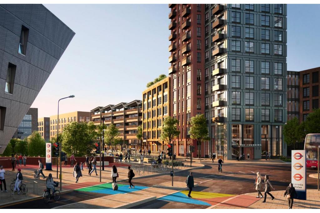 Modern Riverside Living at Canada Water – The Founding