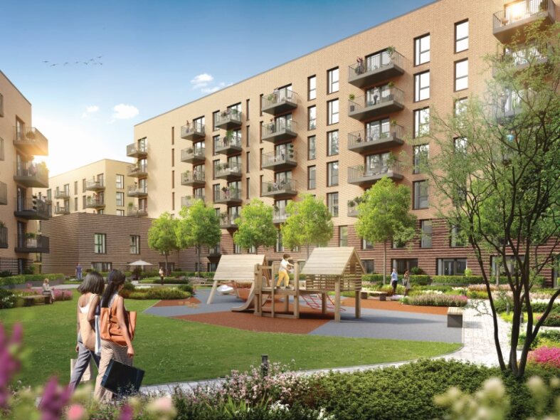Hendon Waterside – Parkside Square & The Townhouses, London NW9v