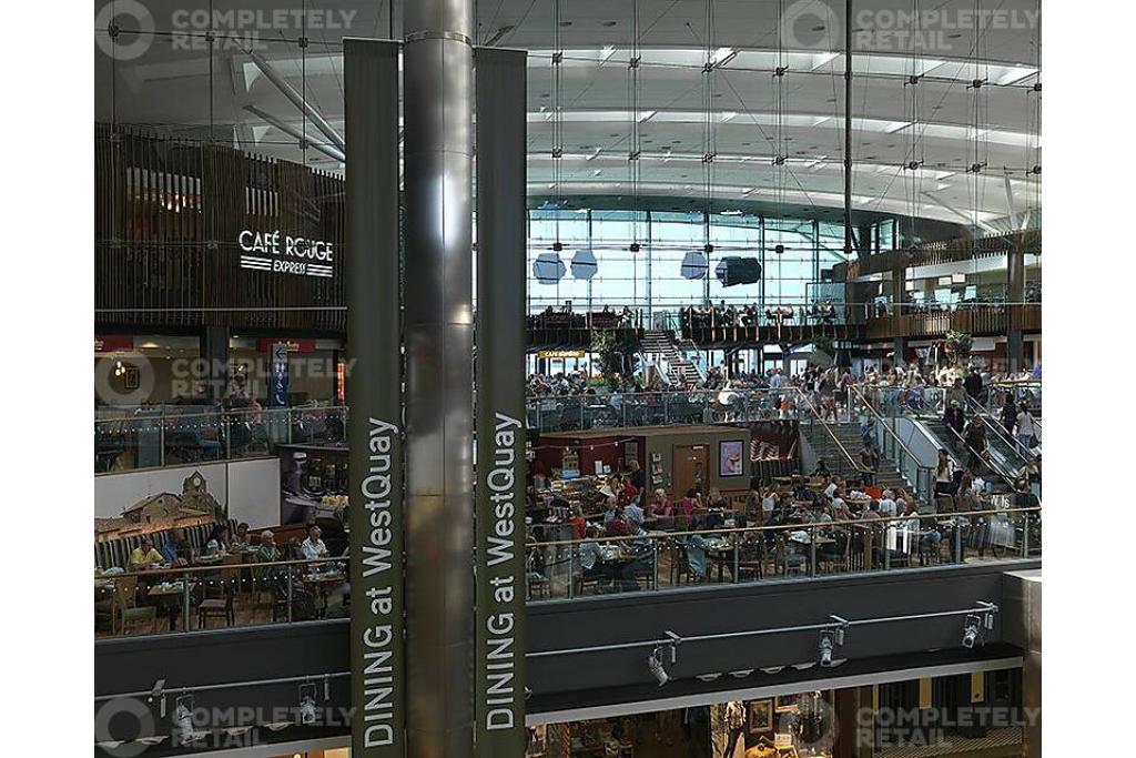 Westquay in Southampton (postcode SO15 1QD) is the South Coast’s