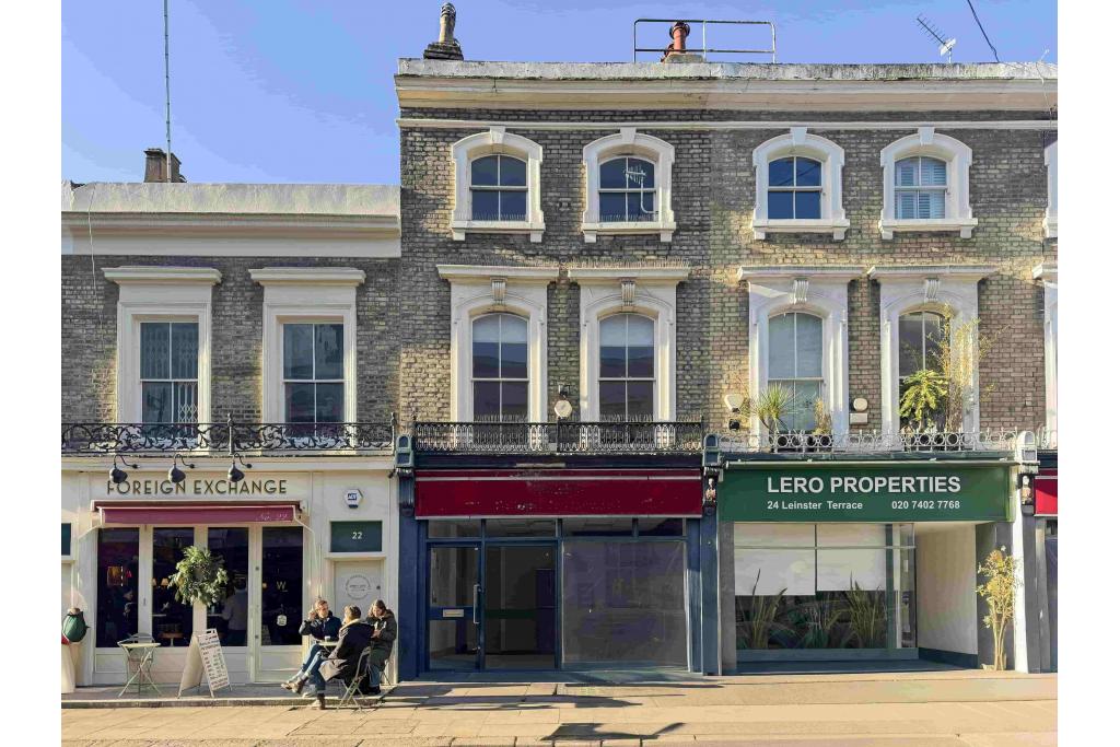 23 Leinster Terrace - Shopfront Retail Unit, Westminster, London W2 3ET