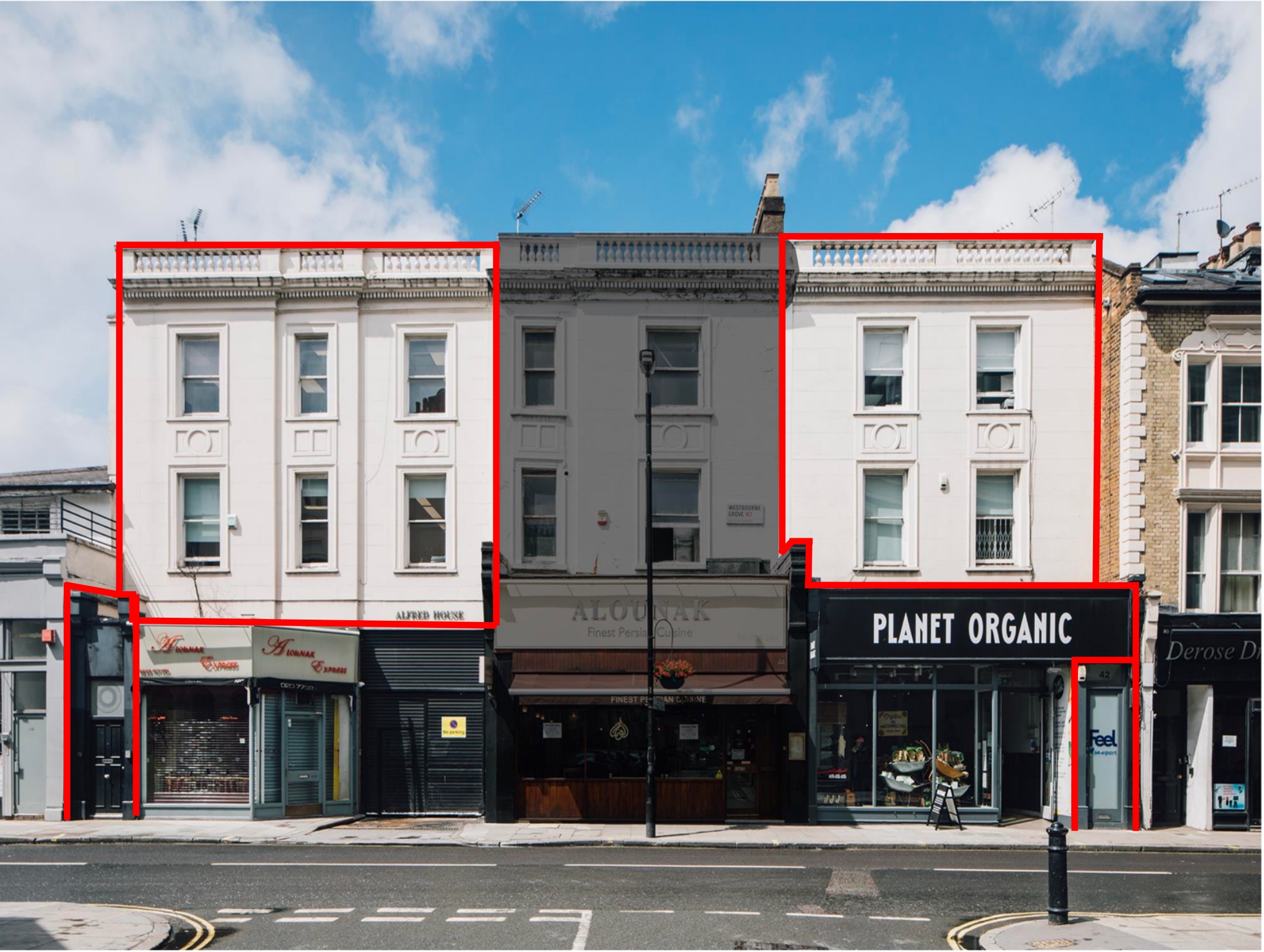 46 Westbourne Grove - Alfred House, Shopfront Retail/Office, London W2 5SH