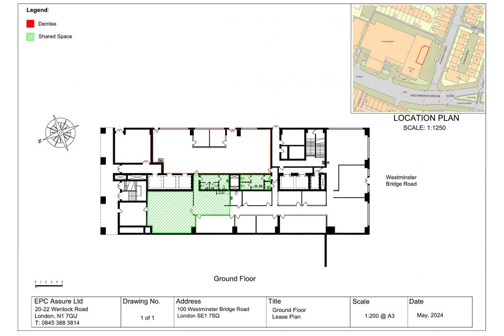100 Westminster Bridge Road - Office Unit, Southbank, London SE1 7XG