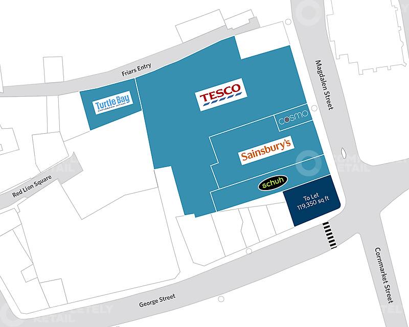 Magdalen Street Northgate Quarter – 119,350 sq ft Department Store To Let
