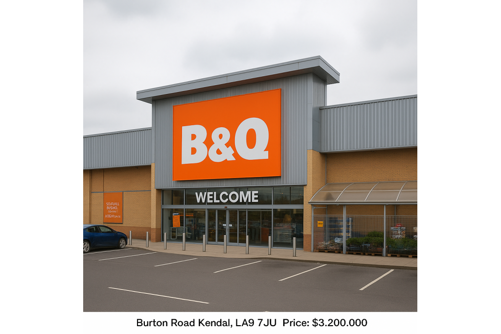 Burton Road B&Q, Kendal – 34,920 sq ft Retail Warehouse Unit