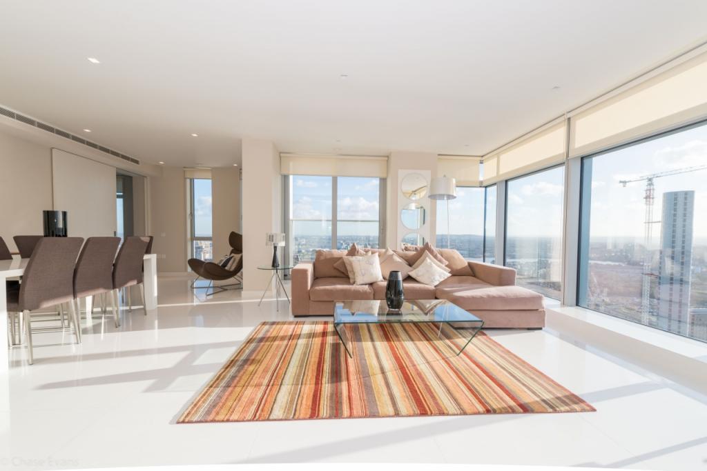 Pan Peninsula, East Tower, Canary Wharf – 3 Bedroom Apartment to Rent – £5,091 pcm