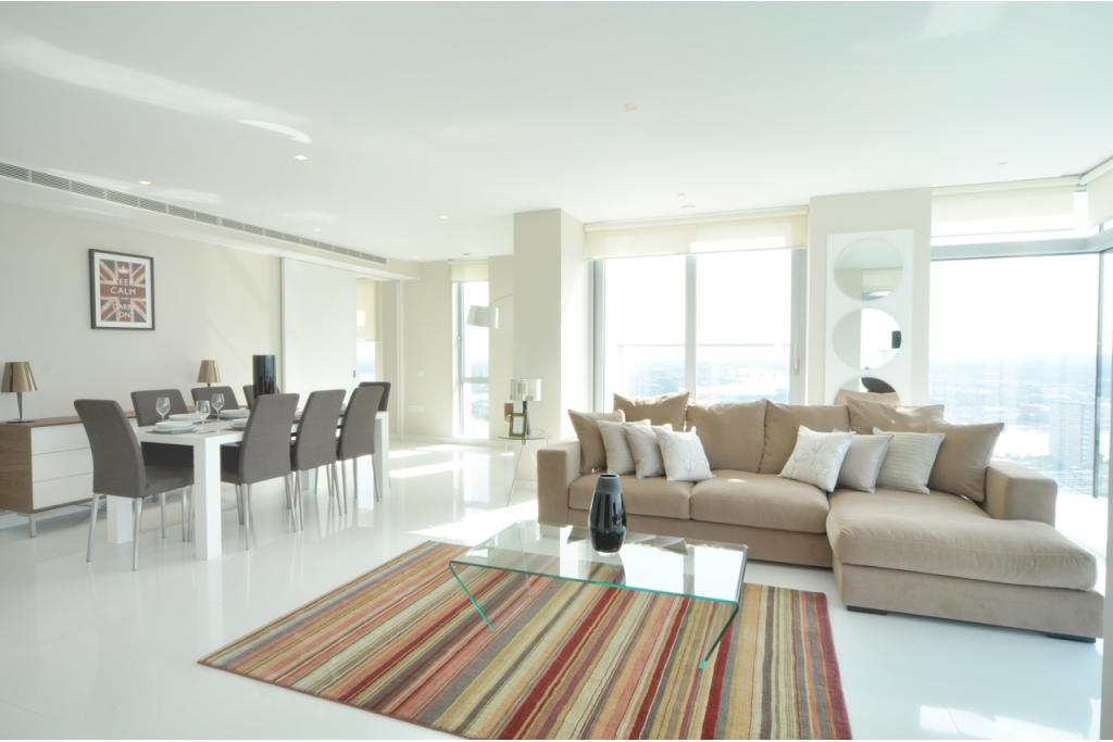 Pan Peninsula, East Tower, Canary Wharf – 3 Bedroom Apartment to Rent – £5,091 pcm