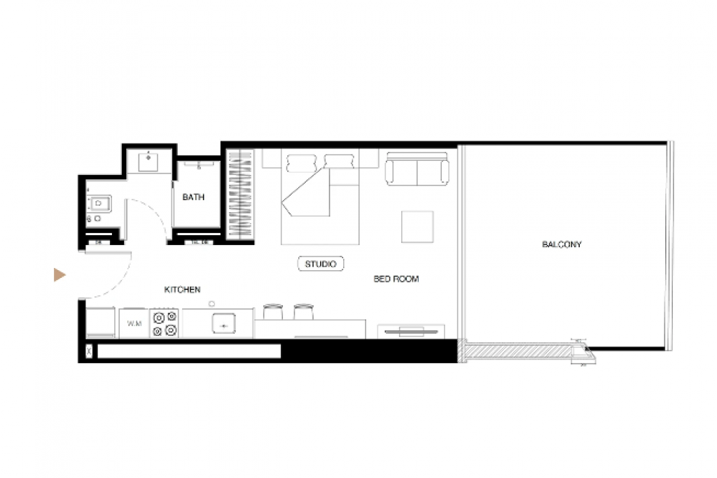 One Bedroom Apartment – Binghatti Starlight, Dubai – From AED 1,462,000